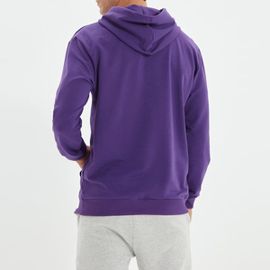 เสื้อสเวตเตอร์เปิดไหล่สำหรับผู้ชายเสื้อฮู้ดผ้าหนาพิมพ์ลายโลโก้ตามสั่งสำหรับฤดูหนาวย้อมสีล้วนๆ - Product Image 5