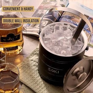 Cubo de hielo Cubo Enfriador Champagne Logo Metal con soporte Acero inoxidable Moderno 2025 Barril de cerveza personalizado Fiesta - Product Image 5