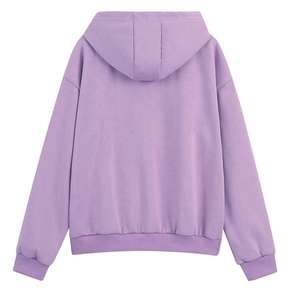 Survêtement femme premium 100% coton Tech polaire uni surdimensionné deux pièces survêtement pour dames formation - Product Image 4