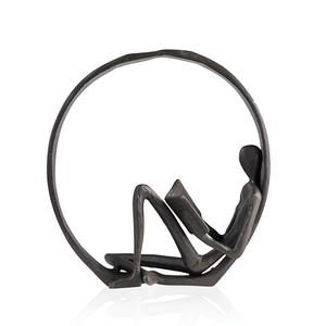 Figurine de personnage humain vintage sculpture artisanat unique nouveauté ornements de table cadeaux de pendaison de crémaillère élégants - Product Image 3