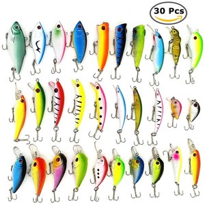 Ensemble de leurres et appâts vivants variés, 30 pièces en acier inoxydable pour la pêche en eau douce - Product Image 3