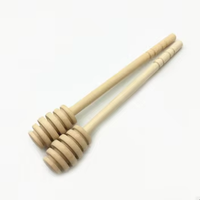 Bâton de miel en bois de haute qualité cuillères à miel agitateur louche à miel en bois