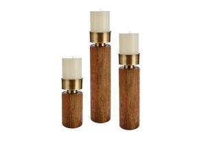 Classic <b>Black</b> and Silver Polished Aluminum Metal Candle Stands Table Decoration Wedding Table Ware <b>Candlestick</b> Candle <b>Holder</b> - Product Image 5