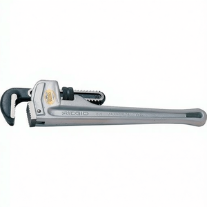 Clé à tuyau en aluminium de qualité industrielle RIDGID avec garantie de 3 ans, longueur totale 900 mm, plage de serrage 125 mm pour tuyaux de 5 mm - Product Image 3