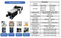 Nueva Impresora DTF A3 2024, Máquina de Impresión de Tinta de Tamaño Pequeño con Cabezales Dobles XP600 I1600, Impresora de Inyección de Tinta Personalizada para Camisetas con Logotipo
