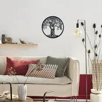 Arte Metálico de Pared Premium, Decoración Moderna y Elegante para el Hogar, Sala de Estar, Dormitorio, Oficina, Elegante Decoración Colgante Enmarcada Hecha a Mano