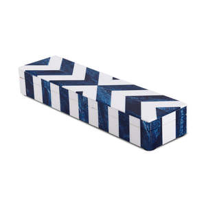 Caja rectangular bohemia minimalista con diseño de hueso para joyas y pequeños accesorios. - Product Image 1