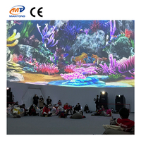 Exposition de musée d'art Projecteur de cartographie immersif 3D hologramme 3D projection murale interactive de sol pour exposition de musée d'art