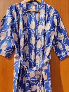 Kimono Floral de algodón indio, albornoz, cárdigan turco de pájaro para ocasiones de Spa de primavera, regalo del Día de San Valentín, bata de playa - Product Image 2