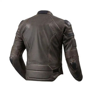 Vestes de moto en cuir véritable pour homme Vestes de moto Vêtements Vestes en cuir imperméables pour homme Moto de course - Product Image 5