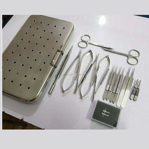 ชุดเครื่องมือผ่าตัดขนาดเล็กระดับพรีเมียม ที่จับเข็มคาสโตรวิเยโจ ผลิตจากสแตนเลสสตีล ใช้ซ้ำได้ ทนทาน ได้รับการรับรองมาตรฐาน CE และ ISO - Product Image 2