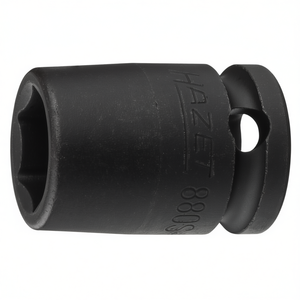 Hazet 3/8'' 6-Point Square <b>Impact</b> <b>Socket</b> with Traction Profile Pneumatic Tools Accessory and Part - Product Image 2