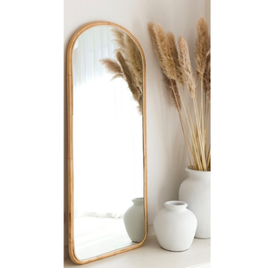 Vietnam Eco-friendly Handwoven Vintage <b>Round</b> Water Hyacinth Wall <b>MIRROR</b> Natural for Wholesale - Product Image 4