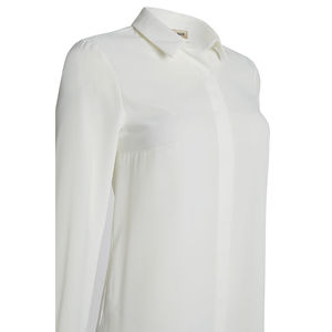 เสื้อคลุมผ้าป๊อปลินสีเอครูแบบคลาสสิก - Product Image 2