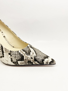 Châu Âu Và Mỹ Phong Cách Đơn Giản Cao Gót Rắn In Trên Mũi Sexy Hộp Đêm Giày Với Slip-On Đóng Cửa Mỏng Gót - Product Image 3