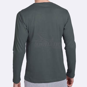 เสื้อยืดแขนยาวสำหรับผู้ชายเสื้อยืดออกแบบโลโก้ได้ตามต้องการสำหรับฤดูร้อน - Product Image 3