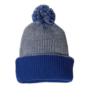 Beautiful 2026 Unisex Black Yellow Striped Beanie Hat with Pom Pom Computer Knitted <b>Winter</b> Casual <b>Cap</b> for Adults 100% Acrylic - Product Image 4