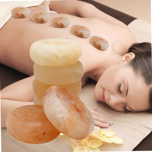 Pierre de massage en sel rose naturel de l'Himalaya sculptée à la main, thérapie au sel, gommage au sel, savon aux formes personnalisées à vendre - Product Image 5