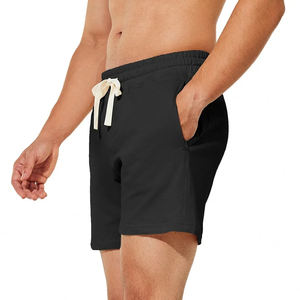 Designer 100% Cotton Baggy <b>Running</b> <b>Shorts</b> for Men Streetwear Style Hip Hop Basketball Sweat Summer Athletic Solid Pattern - Product Image 5