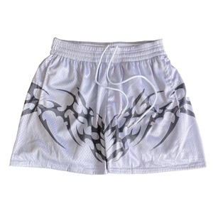 100% polyester nouveauté Double couche maille court vente chaude respirant tricoté armure taille personnalisée cordon fermeture bas quantité minimale de commande - Product Image 6