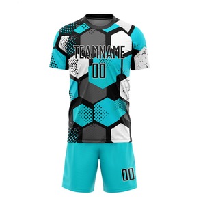 Nueva camiseta de fútbol, uniforme de fútbol transpirable, ropa de fútbol de poliéster 100% con logotipo personalizado, servicio OEM, nombre de corte automatizado - Product Image 5