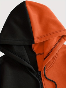 Sudaderas con capucha de bloque de Color de alta calidad para hombres, ropa de calle informal, Sudadera con capucha clásica, ropa de hombre con capucha de ajuste Regular - Product Image 3