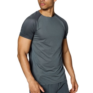 Camiseta Deportiva de Compresión para Gimnasio, Color Sólido Personalizado, Nueva Llegada, Precio Bajo, Venta al Por Mayor de Fábrica, Ajuste Muscular, Transpirable - Product Image 3