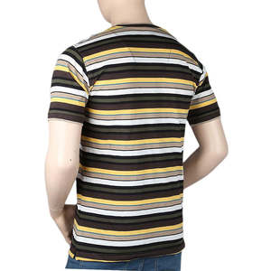 T-shirt à col en V et manches courtes pour homme - Multi - Product Image 2