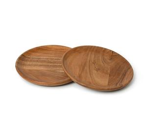 Assiette de service en bois naturel écologique Assiette de service de fantaisie au prix de gros. - Product Image 4