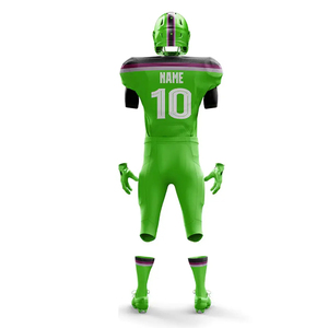 Maillot de football américain de haute qualité léger et confortable 100% Polyester Sublimation ensemble d'uniformes de football américain - Product Image 6