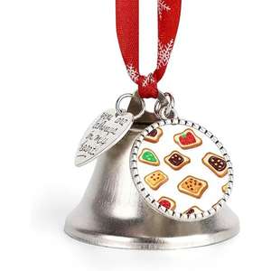 Exquisito adorno de decoración de campana de Navidad de Metal para eventos festivos, fiesta, decoración del hogar, colección de campana de Navidad con estilo Premium - Product Image 6