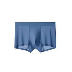 กางเกงในชายทรงสูงแบบใหม่ปี 2025 ผลิตจากผ้าฝ้ายถักที่ยั่งยืน ระบายอากาศได้ดี แห้งเร็ว ต้านเชื้อแบคทีเรีย พร้อมโลโก้ - Product Image 2