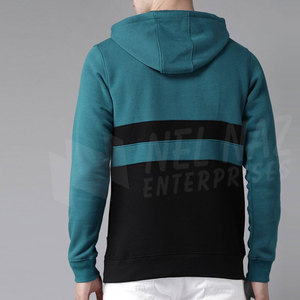 Sweat à capuche léger en polaire polyester/coton pour homme, collection hiver, design personnalisé avec impression de logo sur mesure - Product Image 3