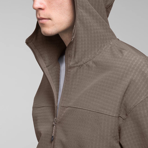 Sweat à capuche zippé pour homme, best-seller 2026, polyester/coton, haute qualité, prix bas, vente en gros, personnalisable, design OEM, teinture unie - Product Image 5