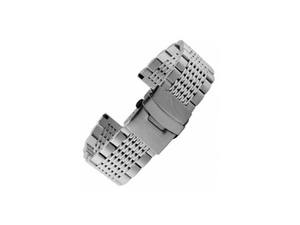 Bracelet de montre en acier inoxydable unisexe de luxe GD036, respirant, résistant à l'eau, 18-24 mm, bracelet de montre intelligente, logo personnalisé, marque métallique - Product Image 5