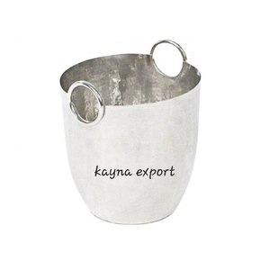 New Designer Copper champagne Club <b>Bucket</b> <b>Beverage</b> <b>Tubs</b> Stainless Steel Beer Copper <b>Ice</b> <b>Bucket</b> Cooler With Brass Handle Hammered - Product Image 4