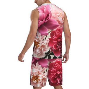 เสื้อบาสเก็ตบอลไซส์พิเศษระบายอากาศได้กำหนดเองพิมพ์ซับลิเมชันโพลีเอสเตอร์/ ผ้าฝ้ายแห้งเร็วป้องกันแบคทีเรียสูง - Product Image 3