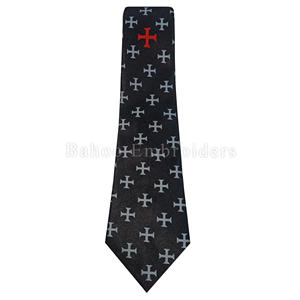 MASONIC REGALIA CORBATA ESTAMPADA NEGRA-CORBATA FREEMASON - Product Image 6