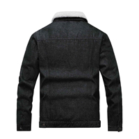 Veste en jean de haute qualité sur mesure avec fourrure Sherpa à l'intérieur de la conception personnalisée veste en jean pour hommes
