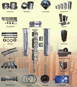 Cincel de rompedor hidráulico de alta calidad SOOSAN, casquillo superior inferior a través de pernos y otros repuestos de núcleo, precio de fábrica - Product Image 6