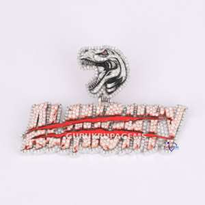 จี้ดีไซน์แบบห้อย14KT สีโรสโกลด์แบบกลมประดับเพชรประดับฮิปฮอปสุดเท่เท่ในตำนาน - Product Image 1