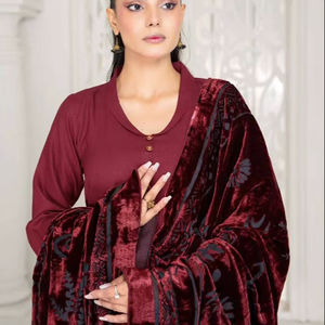 Ropa de fiesta para mujer paquistaní de calidad superior, ropa de tela de lana para mujer, ropa de estilo islámico para mujer - Product Image 1