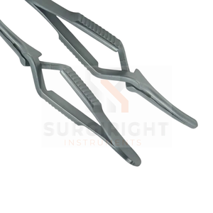 Abrazadera de Bulldog Manual de la mejor calidad, mordazas atraumáticas DeBakey curvadas, Kit quirúrgico de alta calidad certificado CE de acero inoxidable - Product Image 2