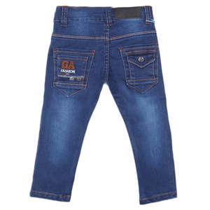 Pantalon en jean pour garçons - Bleu foncé - Product Image 3