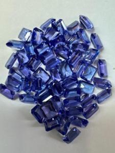 Alta calidad 4x6 MM Esmeralda corte tanzanita ojo limpio suelto facetado piedra preciosa Natural - Product Image 6