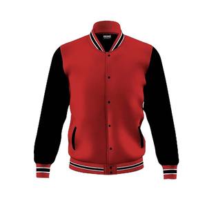 Venta al por mayor Chenille bordado mangas de cuero personalizado béisbol Letterman Varsity Jacket - Product Image 6