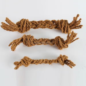 Interactive Coco Husk Rope Toys Help <b>Dogs</b> Clean Teeth, Reduce Anxiety, Relieve Boredom And Enjoy Safe Training Play Daily - Product Image 1