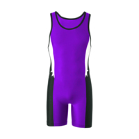 Combinaison de sport pour homme sur mesure, facile à porter, pour la musculation, l'haltérophilie et la lutte.