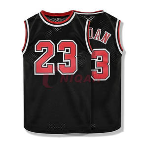 Personalizado Unisex 23 #   Camiseta de Baloncesto de Primera Calidad, Transpirable, 100% Poliéster, Impresión por Transferencia de Calor, Bordado del Logotipo del Equipo - Product Image 6