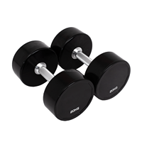 Mancuernas de Titanio con Diseño CPU, Elegantes y Resistentes, Color Negro, con Peso Ajustable (2.5kg-70kg) para Gimnasio